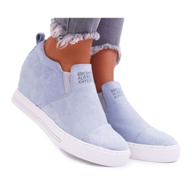 Kvinders Snekers Sneakers Lu Boo Slip Blue Kaori blå