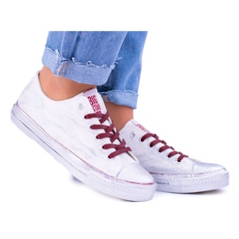 Big Star Hvide Sølvbelagte Sneakers BB274014