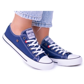 Big Star kvinders marineblå sneakers T274021 marine blå