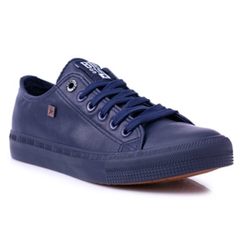 Big Star kvinders marineblå sneakers Monokolor BB274742 marine blå