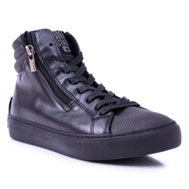 Big Star kvinders høje sorte sneakers BB274728