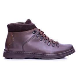 Neex Brown Leather Timmo støvletter til mænd brun
