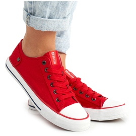 Dame Sneakers Low Big Star Rød DD274339
