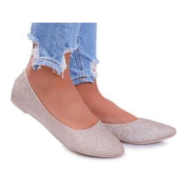 PS1 Ballerinas til kvinder Glitter Golden Fifi gylden