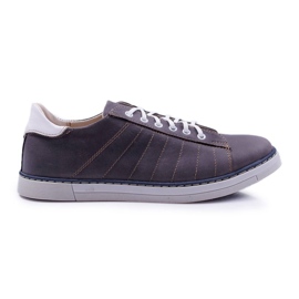 Bednarek Polish Shoes Herre Brogues Bednarek Sport lædersko Grå Salvatore