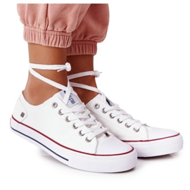 Kvinders sneakers Big Star Rubber Toe Hvid DD274336