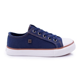 Børnesneakers Big Star Navy Blue DD374086 marine blå