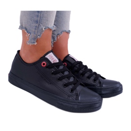 Dame Sneakers Cross Jeans Sort DD2R4029