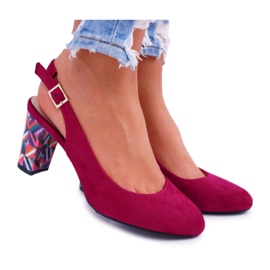Kvinders pumps på hæl Sergio Leone SK788 Fuchsia Lati lyserød