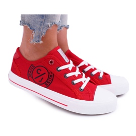 Dame Sneakers Cross Jeans Rød DD2R4072