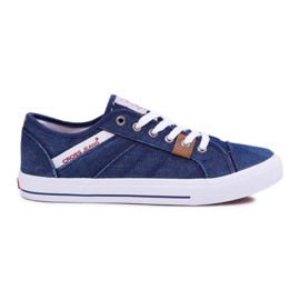 Herresneakers Cross Jeans Classic Jeans Marineblå DD1R4027 marine blå