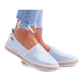 Kvinders Espadrilles Big Star flettet sål blå DD274767