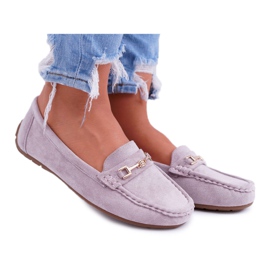 CON Dame Loafers Light Eco-ruskind Lila Pink Think lyserød