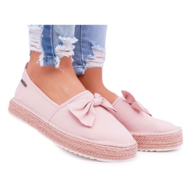 Kvinders Espadrillemateriale Big Star Pink DD274785 lyserød