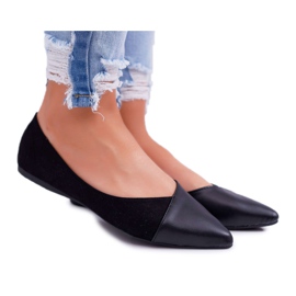 EVE Sort Tergo ballerina til kvinder