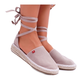 Kvinders Espadrilles Big Star På Beige Platform DD274A193
