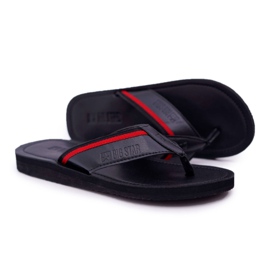 Mænds hjemmesko Flip-flops Big Star Black DD174678 sort