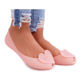 Pink Dame Ballerinas Meliski Hearts Opacify lyserød
