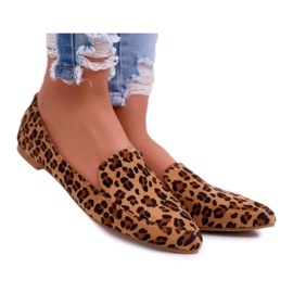 Loafers til kvinder Lu Boo Leopard Magnus brun