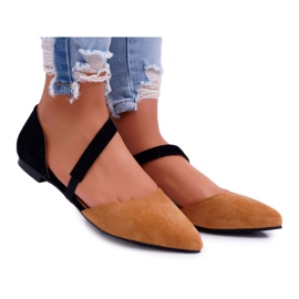 Lu Boo Ballerina I Spitz Camel Carana ruskind brun