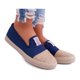 Dame Espadrilles Cross Jeans Marineblå DD2R4046