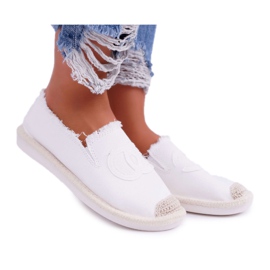 PS1 Kvinders Espadrilles White Flaure hvid