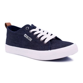 Herresneakers Big Star Classic Jeans Marineblå DD174164 marine blå