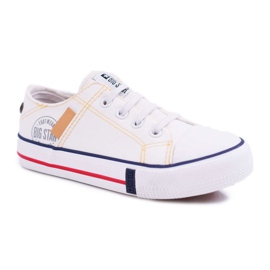 Børnesneakers Big Star White DD374130 hvid