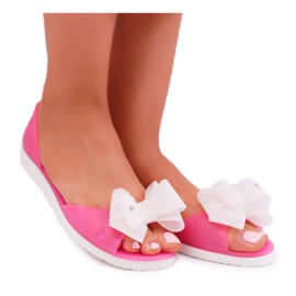 Gummi Ballerinas Meliski Bows Pink Candy lyserød