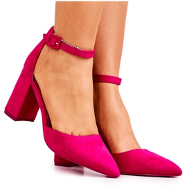 SEA Kvinders Pumps på Hæl Ruskind Fuchsia Harye lyserød