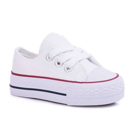 FRROCK Hvide Filemon børns klassiske sneakers
