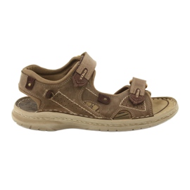 Riko 552 comfort herresandaler beige