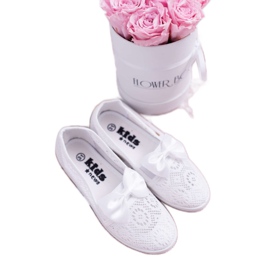 EVE Børns hvide blonde Dudi sneakers