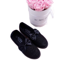 EVE Børns sorte blonde Dudi sneakers