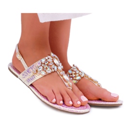 Kvinders sandaler Lu Boo Petrol Pink Sonne lyserød