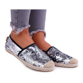 Kvinders Espadrilles Lu Boo Sølvfarvede Destino grå