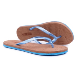 Kvinders hjemmesko Flip-flops Big Star Blue AA274A122 blå