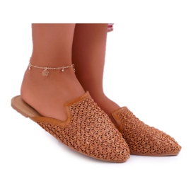 Elegante kvinders hjemmesko Brown Vices 3301 brun