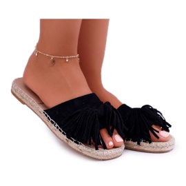 PV1 Kvinders sorte Boho Vices 8458 hjemmesko