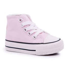FRROCK Børns klassiske High Pink Filemon Sneakers lyserød