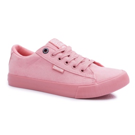 Kvinder Sneakers Big Star Suede Pink EE274047 lyserød