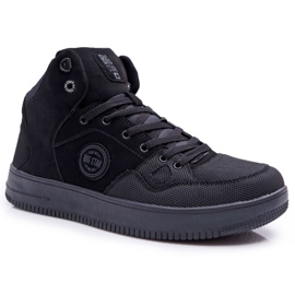 Sportssko til mænd Big Star High Black EE174433 sort