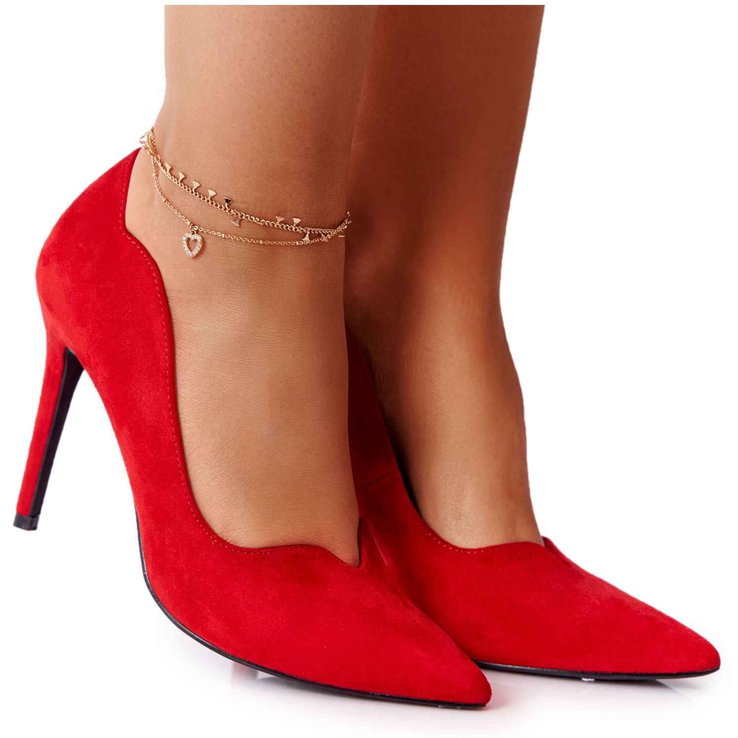 Kvinder Stiletter Rød - KeeShoes
