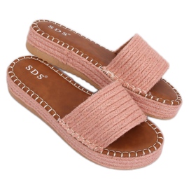 Lyserøde espadrilletøfler 7970-PL Pink