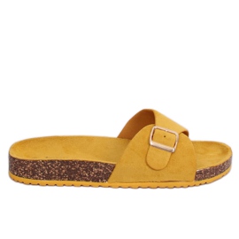Honey scholki tøfler 6103 Gul
