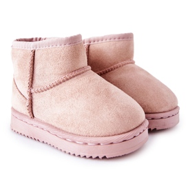 Varme børns ungdoms snestøvler Pink Gooby lyserød lyserød