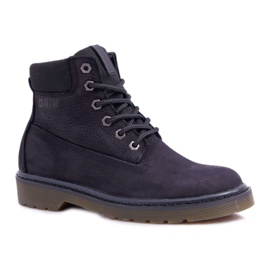 Kvindestøvler Trappers Big Star Black EE274014 sort