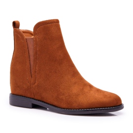 BUGO Kvindestøvler til dame Suede Camel Tema brun