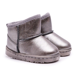 FRROCK Varme børnesne støvler Pewter Scooby grå