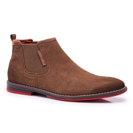 Mænds Chelsea Støvler Cross Jeans Camel EE1R4068C brun